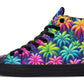 Colorful Palm Trees High Tops