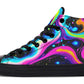 Colorful Wave In Space Hightops