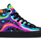 Colorful Wave In Space Hightops