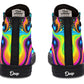 Colorful Wave In Space Hightops