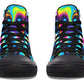 Colorful Wave In Space Hightops