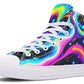 Colorful Wave In Space Hightops
