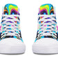 Colorful Wave In Space Hightops