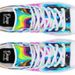 Colorful Wave In Space Hightops