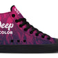 Deep In Color On Fire Hightops