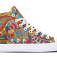 Embroidered Paisley High Tops