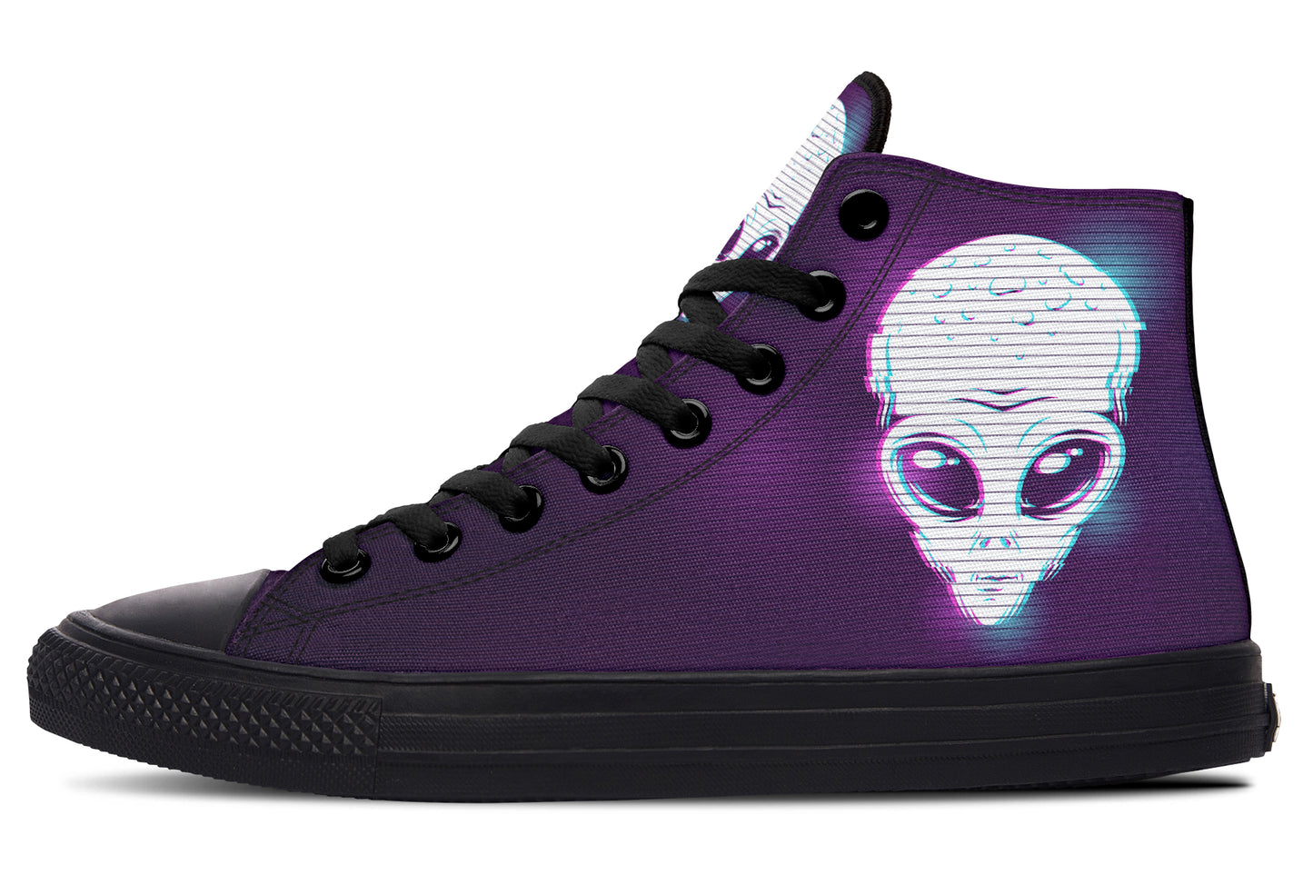 Glitch Alien Hightops