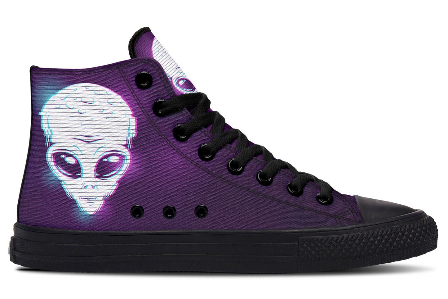 Glitch Alien Hightops