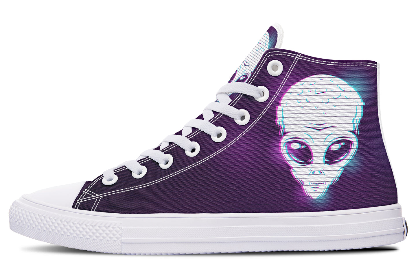 Glitch Alien Hightops