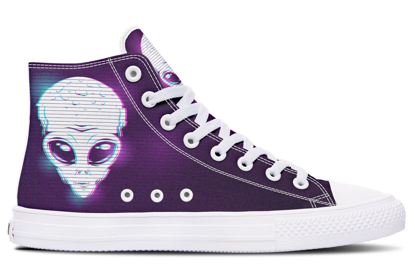 Glitch Alien Hightops
