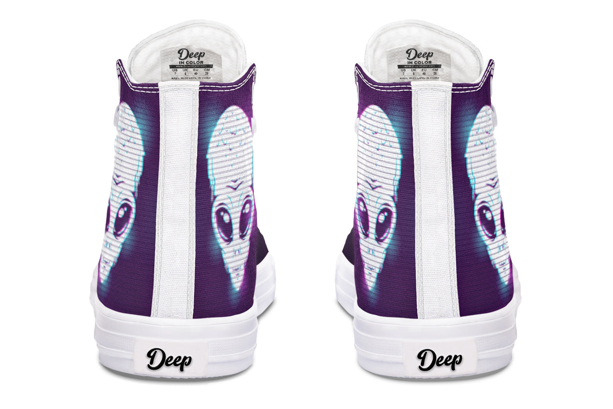 Glitch Alien Hightops