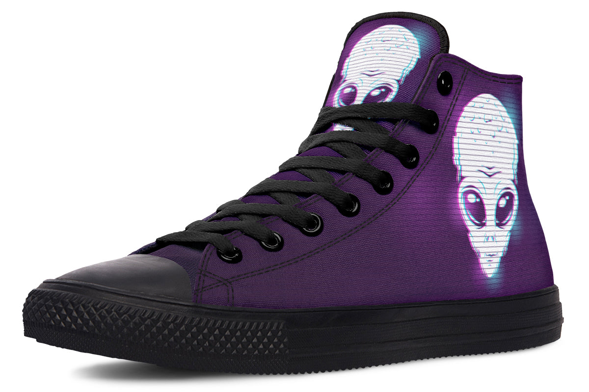 Glitch Alien Hightops