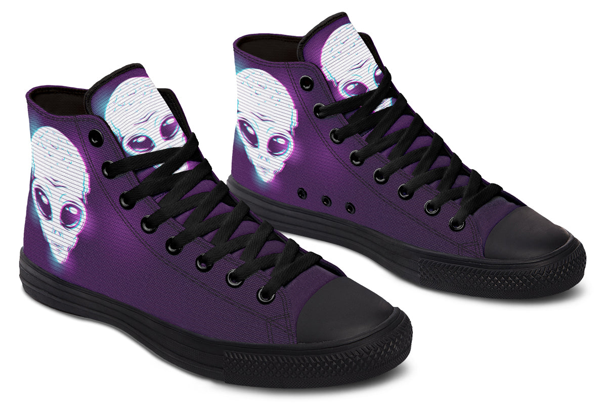 Glitch Alien Hightops
