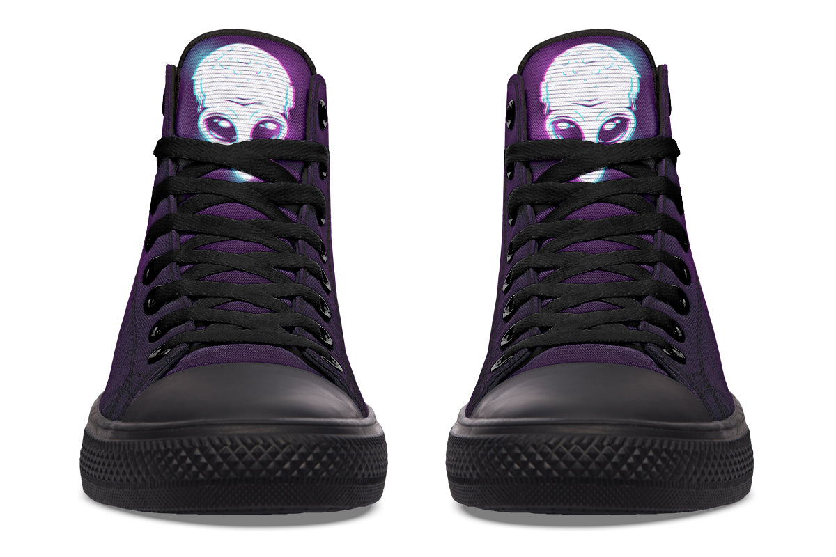 Glitch Alien Hightops