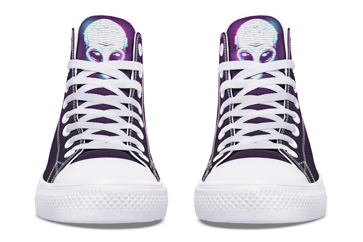 Glitch Alien Hightops