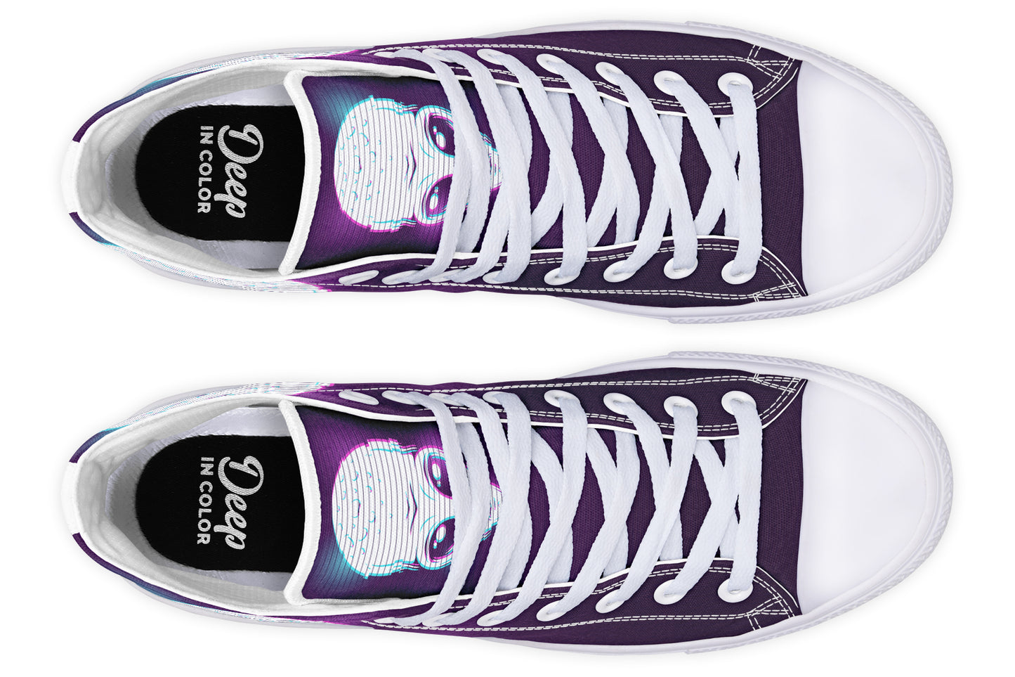 Glitch Alien Hightops