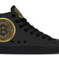 Gold Bitcoin Hightops