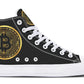 Gold Bitcoin Hightops