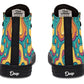 H Colorful Waves High Tops