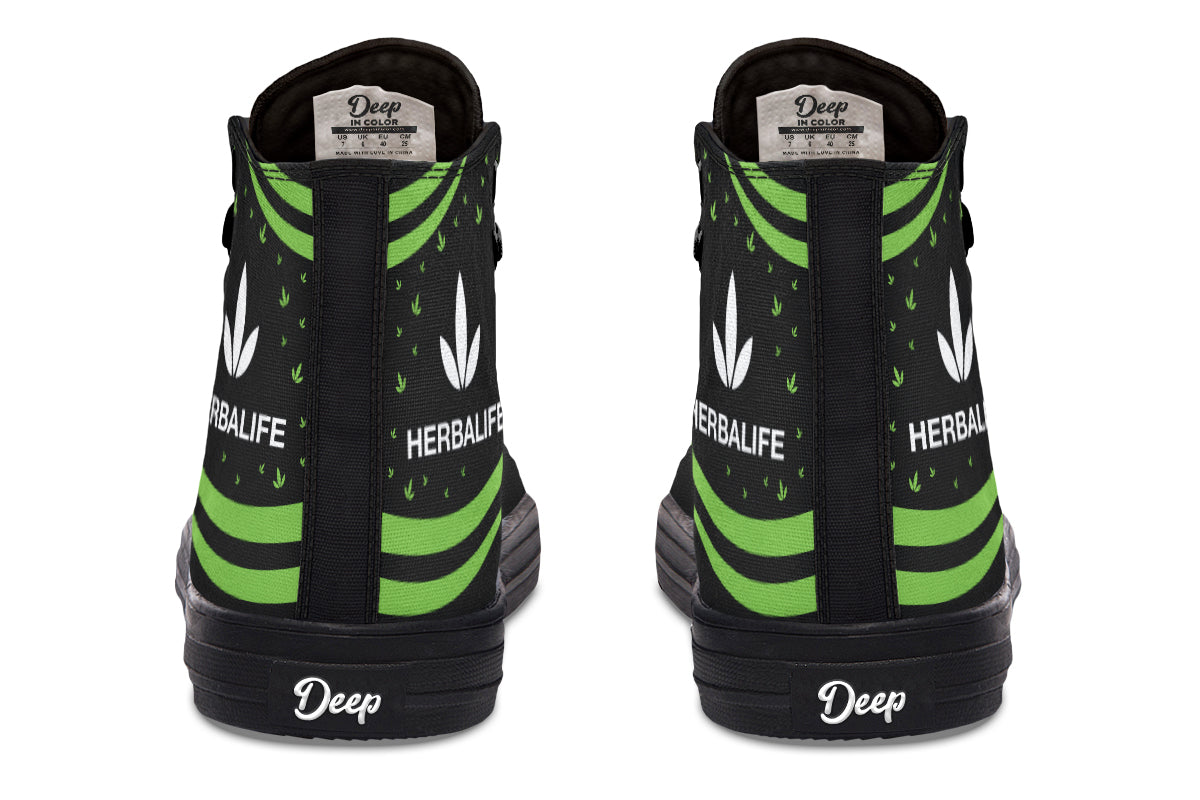 Herbalife Shoe 234 Hightops1 GREEN