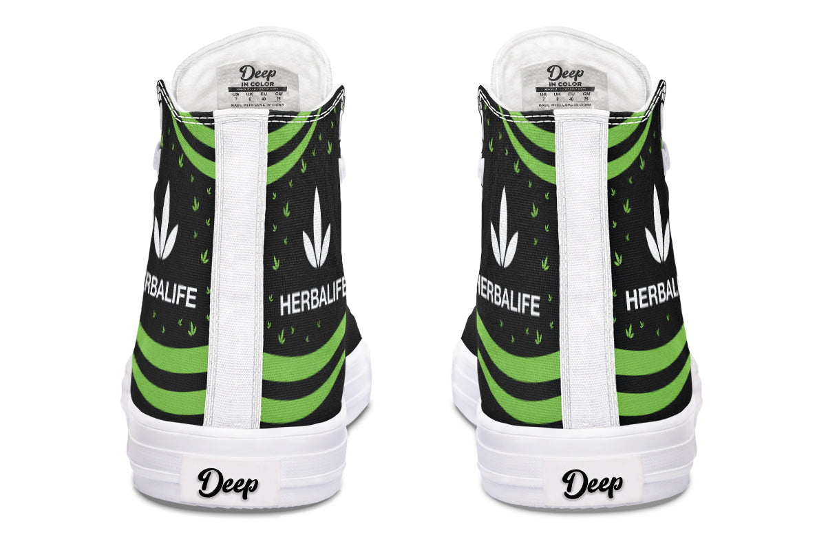 Herbalife Shoe 234 Hightops1 GREEN