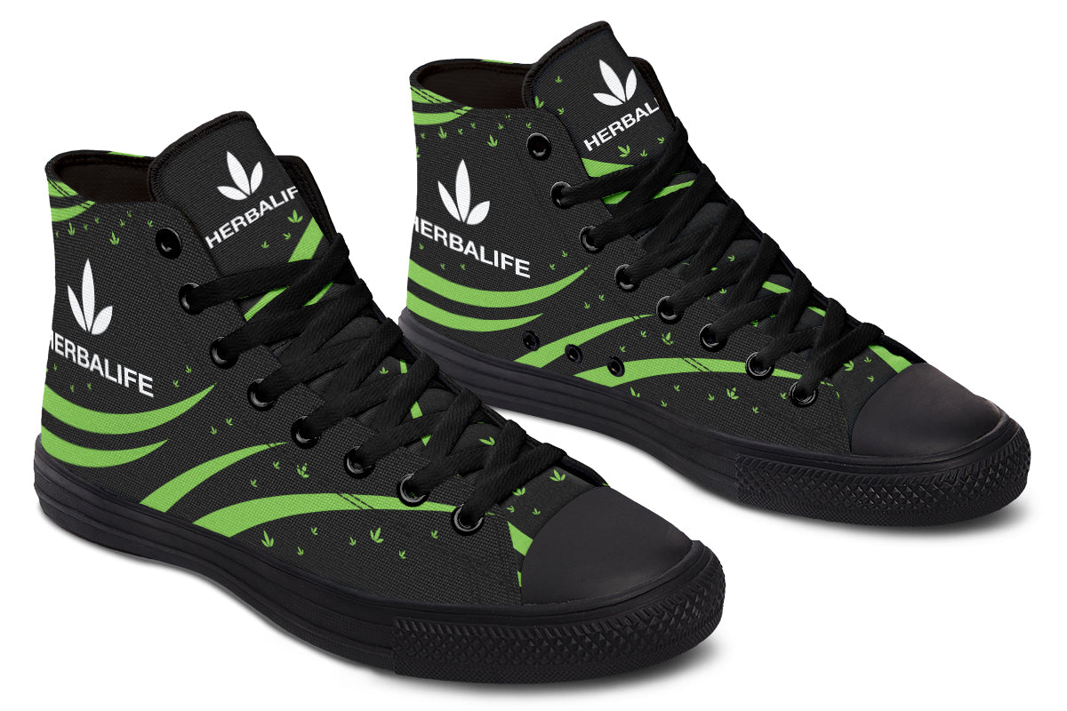 Herbalife Shoe 234 Hightops1 GREEN