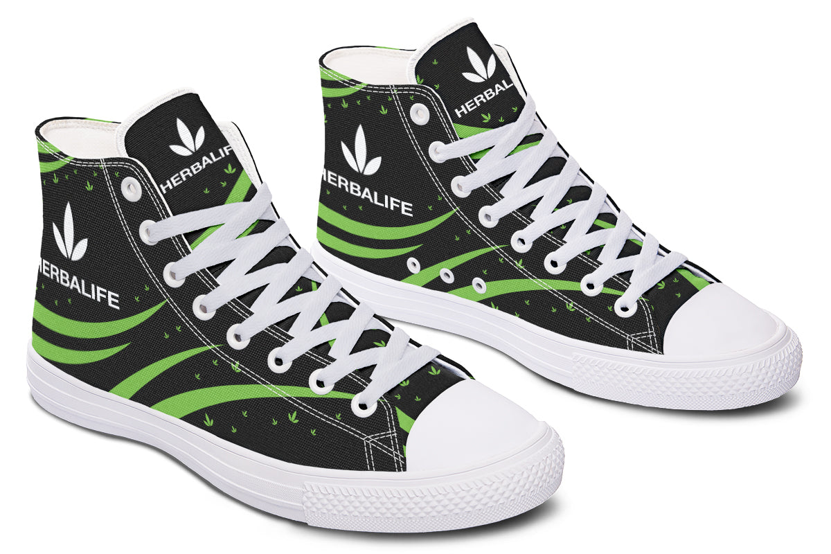 Herbalife Shoe 234 Hightops1 GREEN