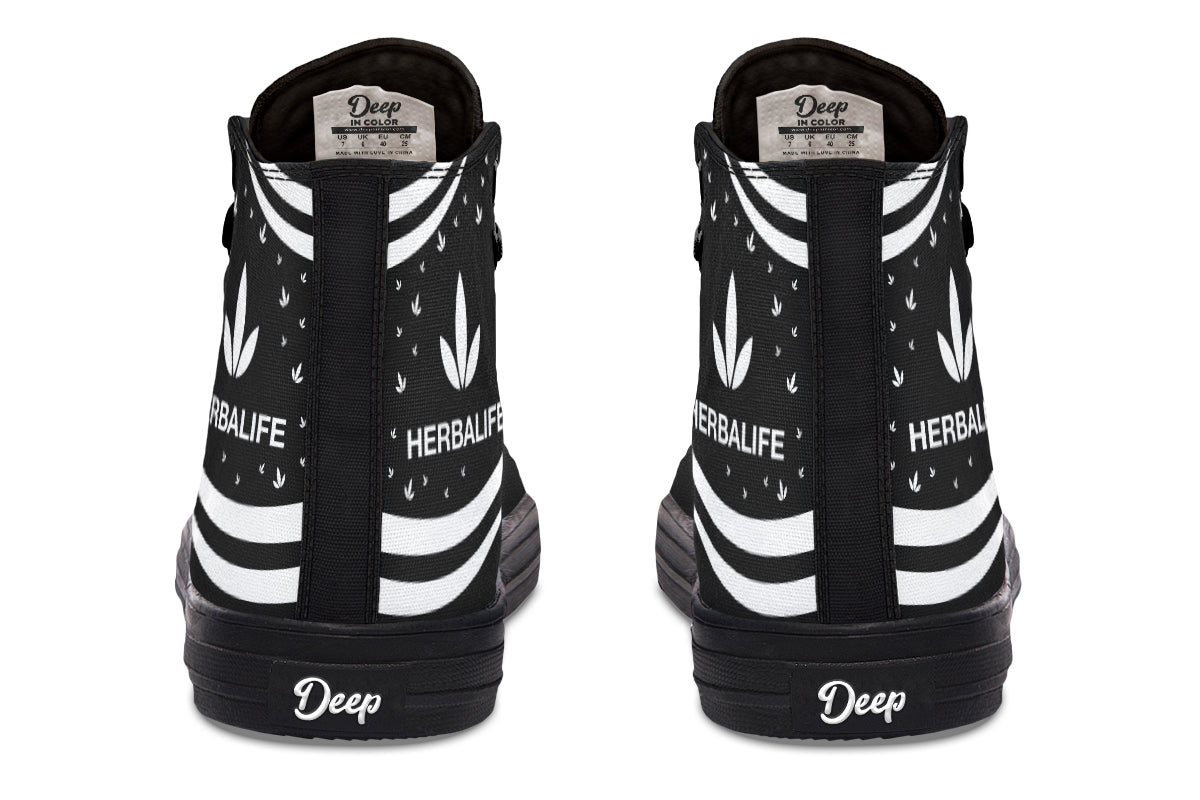 Herbalife Shoe 235 Hightops2 WHITE