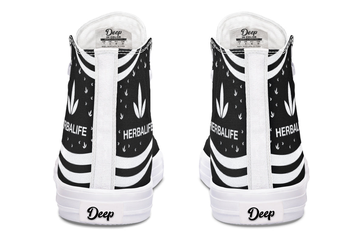 Herbalife Shoe 235 Hightops2 WHITE