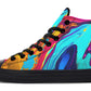 Liquidabstractcolorful High Tops