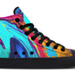 Liquidabstractcolorful High Tops