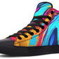 Liquidabstractcolorful High Tops