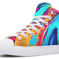 Liquidabstractcolorful High Tops