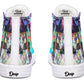 Multicolored Splashes Hightops