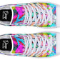 Multicolored Splashes Hightops