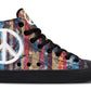 Peace Colorful Paisley Hightops