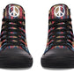 Peace Colorful Paisley Hightops