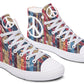 Peace Colorful Paisley Hightops