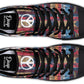 Peace Colorful Paisley Hightops
