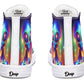 Psychedelic Alien Hightops