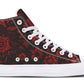 Red Mandala Flower Hightops