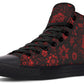 Red Mandala Flower Hightops