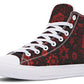 Red Mandala Flower Hightops
