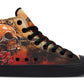 Rusty Skull And Roses Hightops