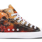 Rusty Skull And Roses Hightops
