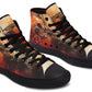 Rusty Skull And Roses Hightops