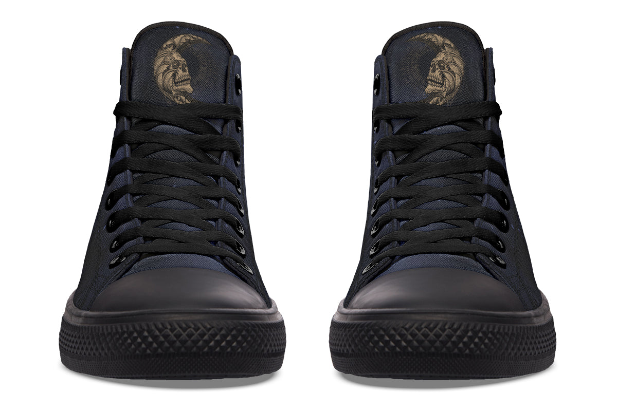 Skull Sun And Moon Hightops