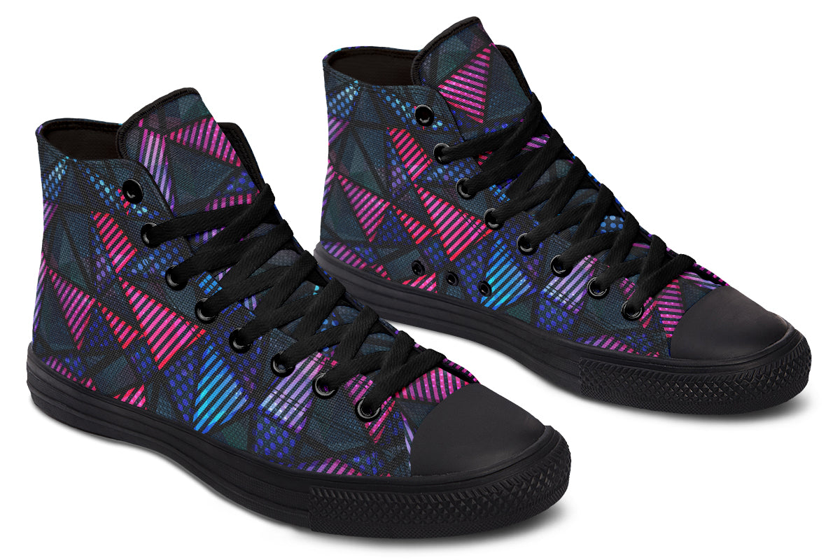 Spectrum Color Triangle Hightops