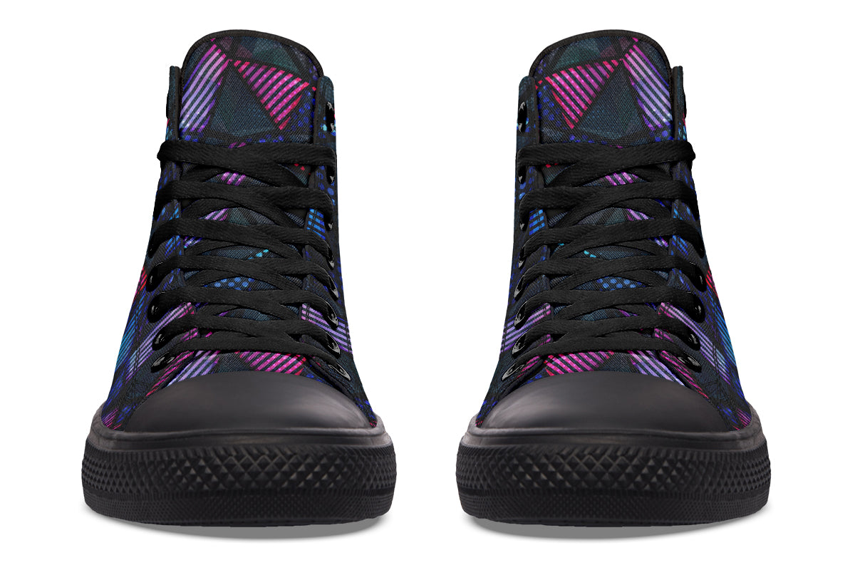 Spectrum Color Triangle Hightops