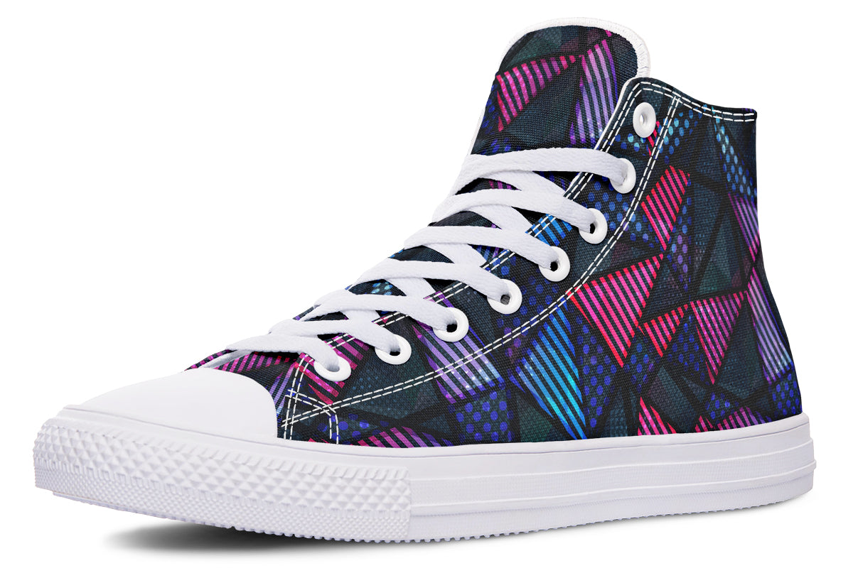 Spectrum Color Triangle Hightops